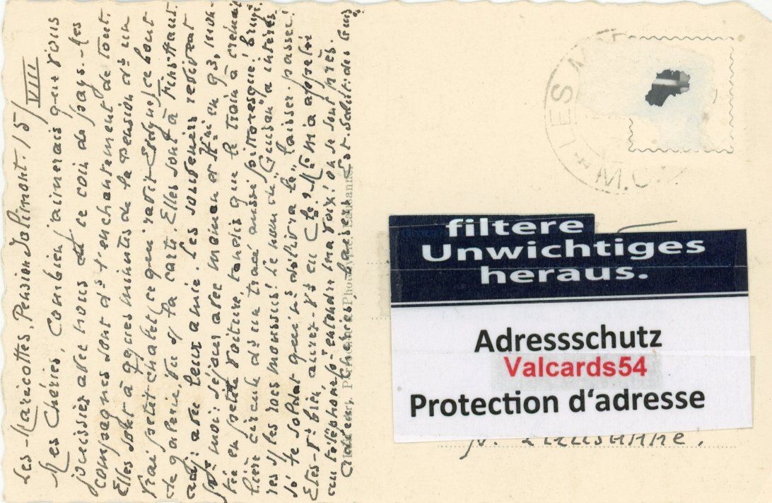 Cartoline postali: Les Marécottes   VS   -    Les chévres – Usato da Brig venduto da Valcards54 1