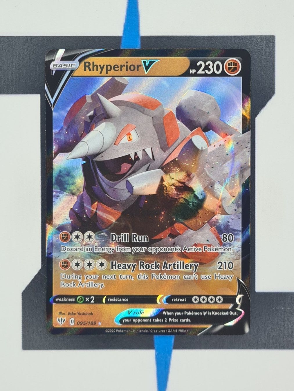 Pokémon Carte collezionabili: Rhyperior V DAA95 EN NM – Nuovo (secondo la descrizione) da Basel venduto da Zadoys