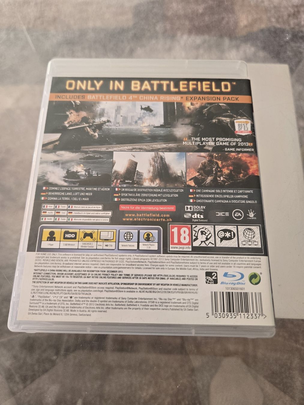Spiele: Battlefield 4 PS3 – Gebraucht aus Bussigny von Kfdlt 1