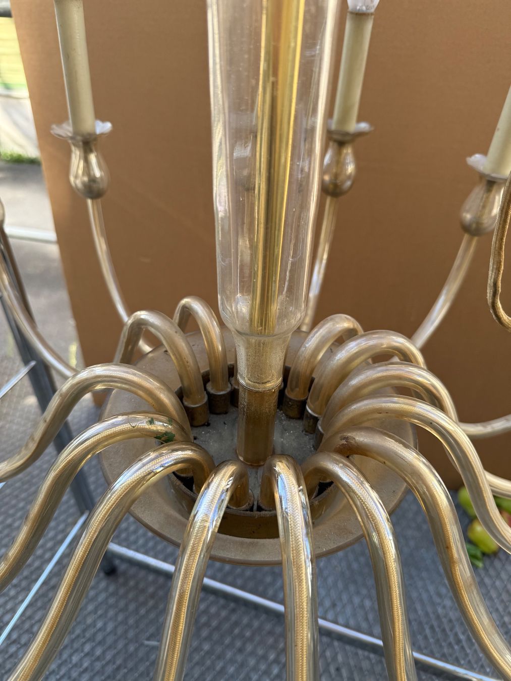 Murano Lampes: Murano Leuchter 15 armig um 1960 – D'occasion à Bretzwil par neuguinea 2