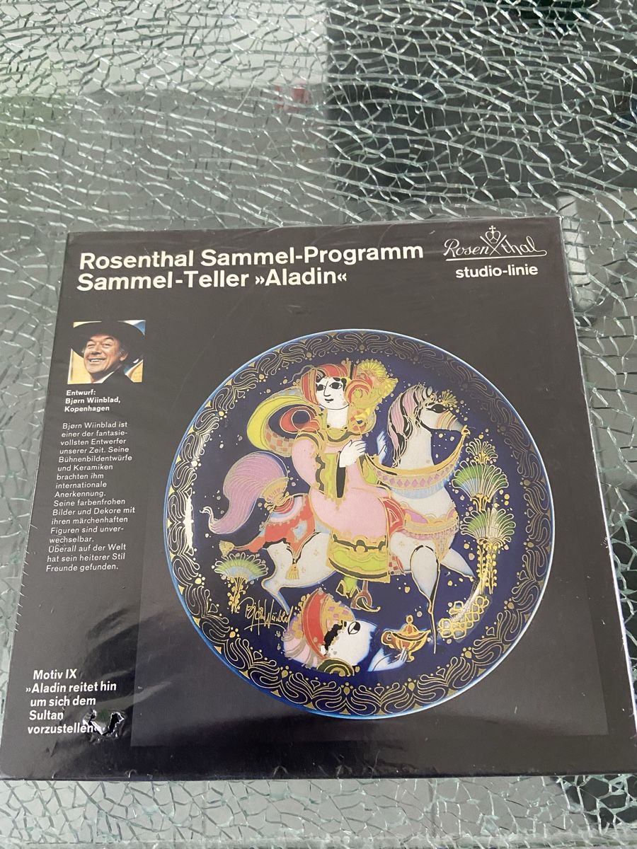 Rosenthal Piatti: neuer Rosenthal Sammel-Programm Teller Aladin – Nuovo e nell'imballaggio originale da Oftringen venduto da andrax