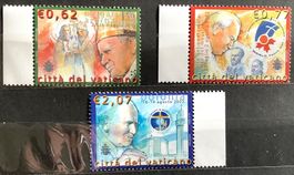 2002 Vatikan Die Weltreisen von Papst Johannes Paul Satz **