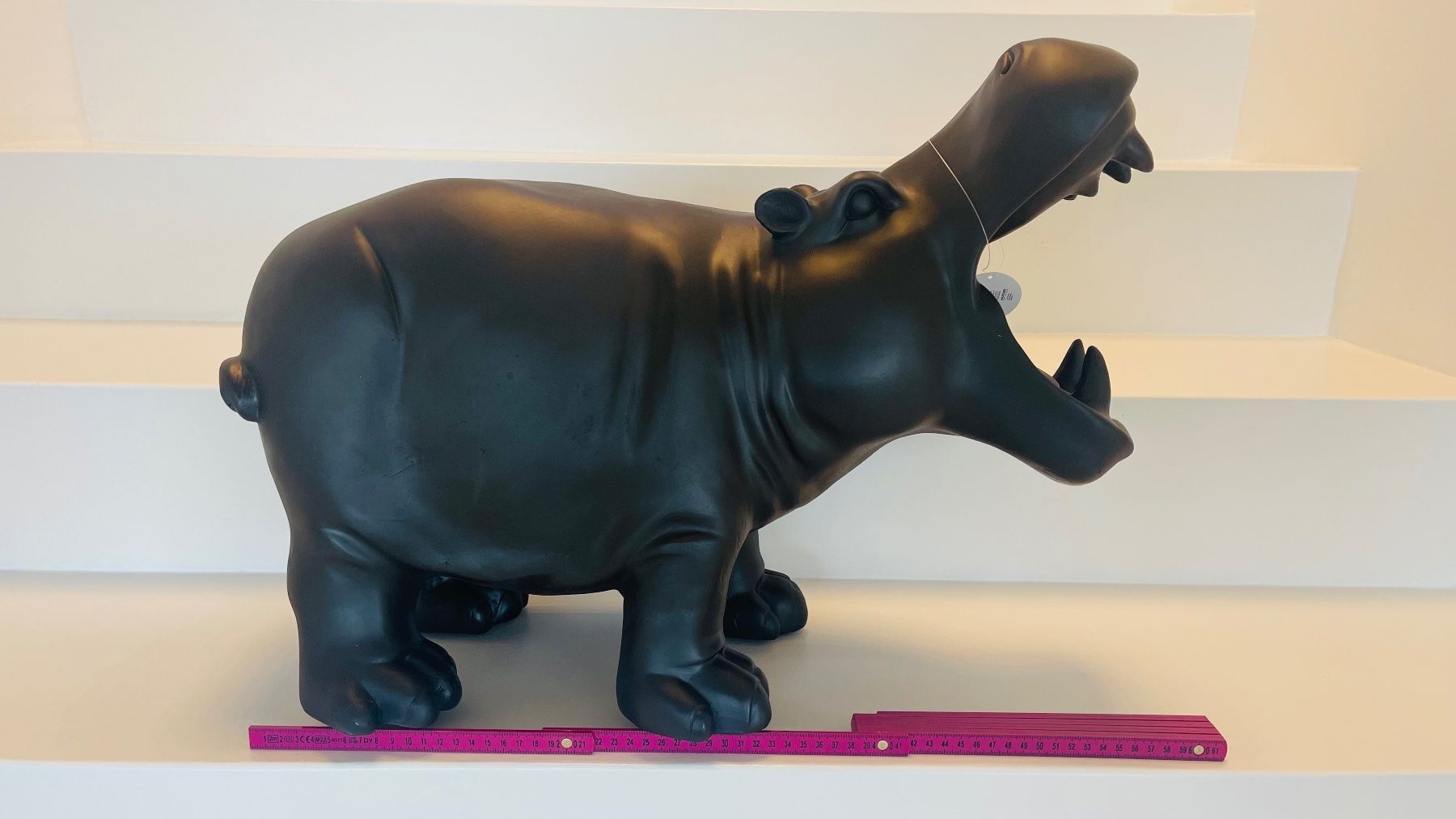Statuette: Grosse Deko Figur Nilpferd Schwarz  Hippotamus – Nuovo (secondo la descrizione) da Oberbuchsiten venduto da aria783 2