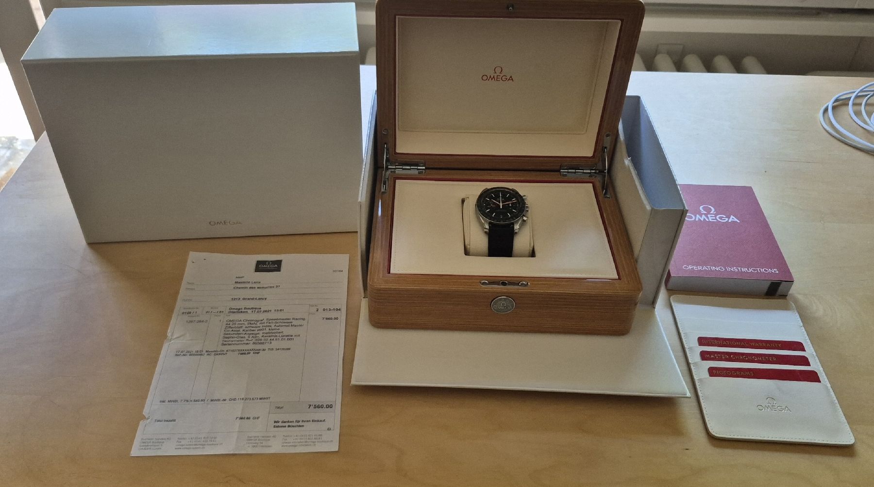 Omega Uhren: OMEGA SPEEDMASTER RACING CHRONO AUTOMATIC 44.25MM SWISS MADE – Gebraucht aus Grand-Lancy von luc111 1