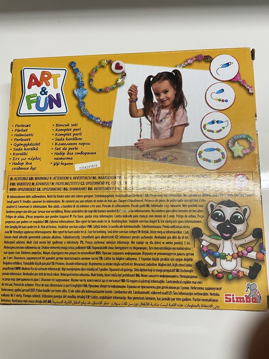 Kit bricolage: Child Pearl Jewelery Making Kit – Nuovo e nell'imballaggio originale da Buttikon SZ venduto da trzurigo 1