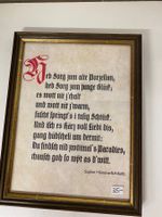 Gerahmtes Gedicht Sophie Hämmerli-Marti