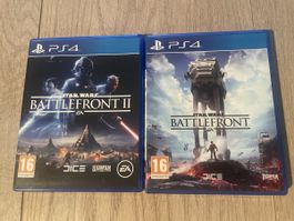 PS4 Star Wars Battlefront 1 und 2 guter Zustand