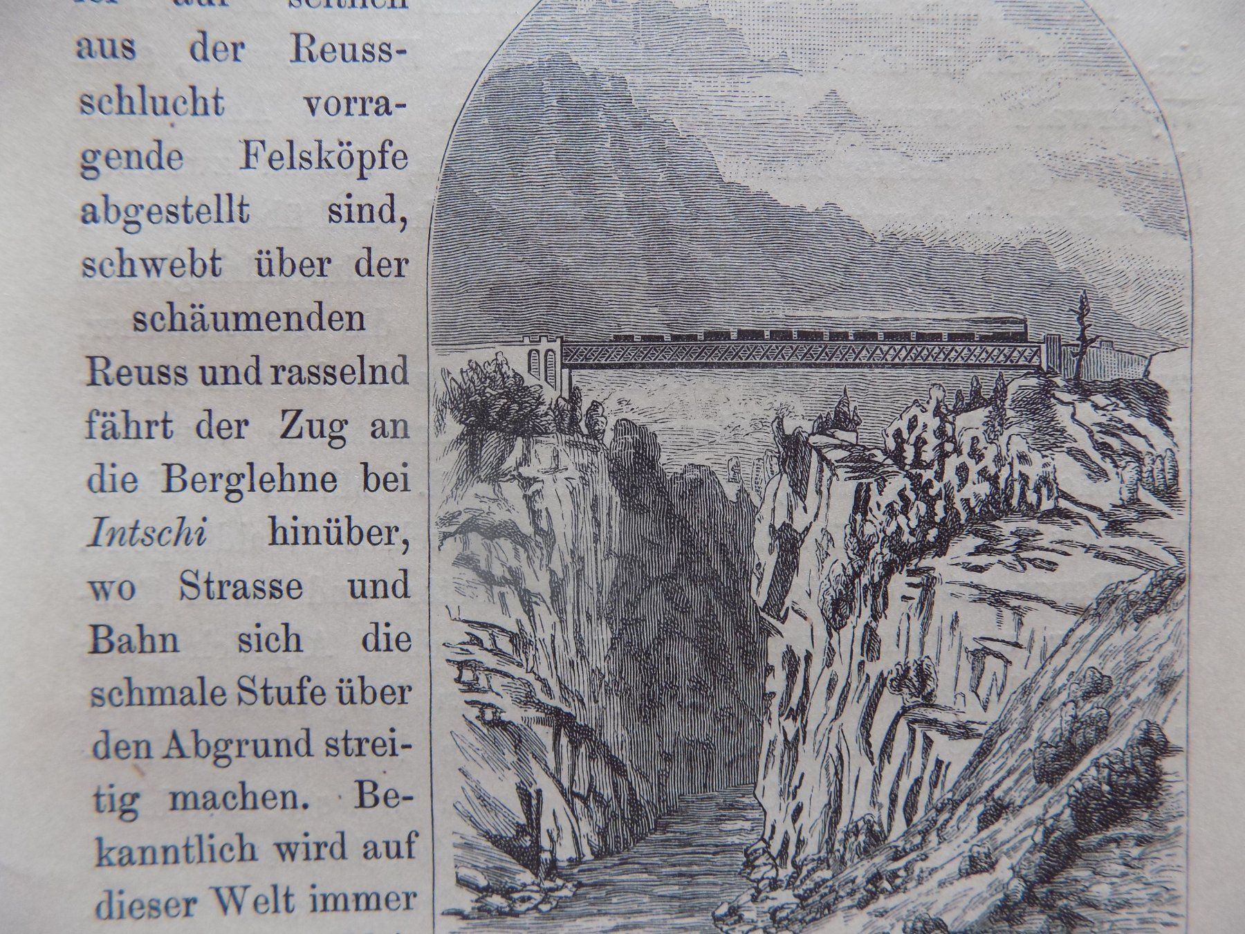 Stiche: Brücke bei Intschi Uri – Gebraucht aus Risch von Antikfee 3