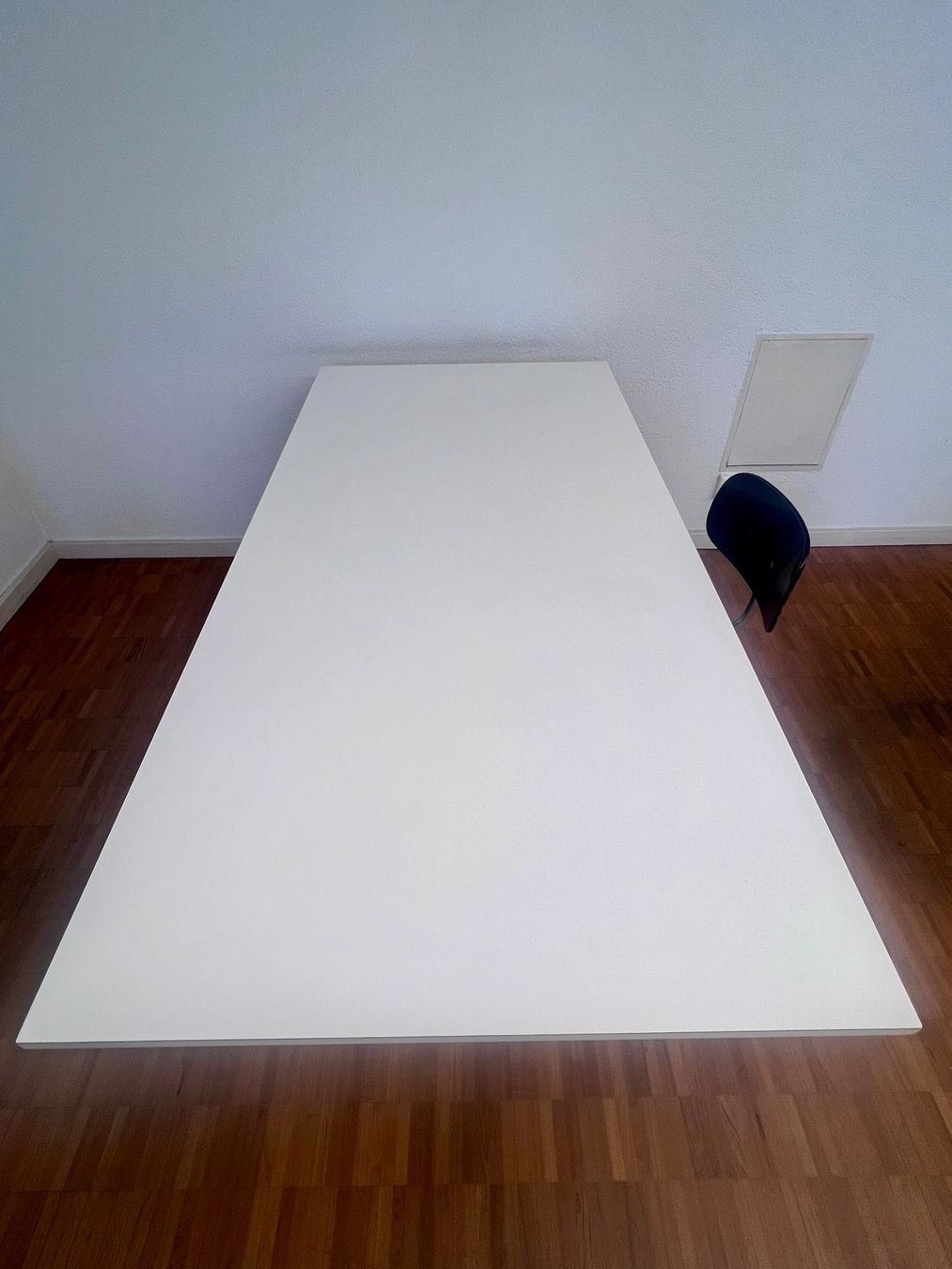Richard Lampert Scrivanie: Tischgestell Eiermann mit Tischplatte weiss – Usato da Zürich venduto da wme_n5yf 4