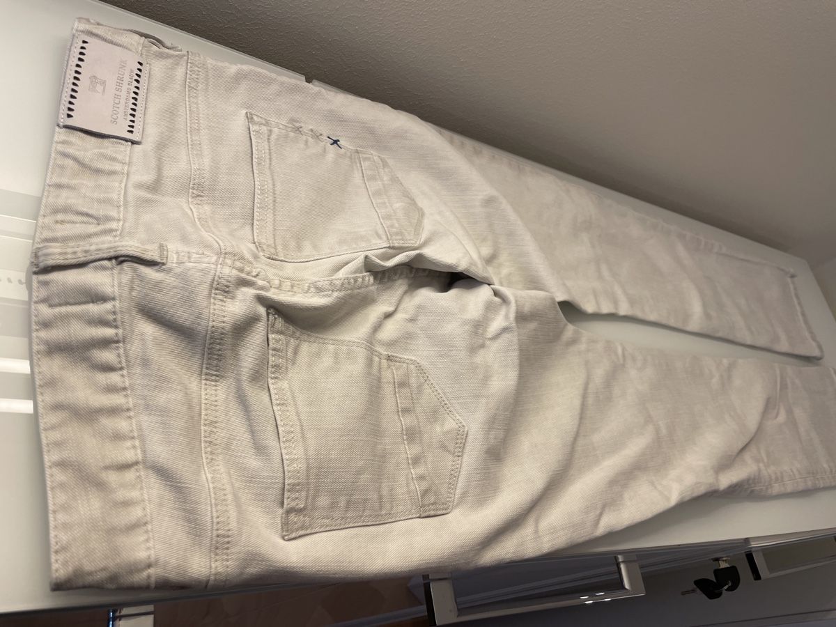 Pantaloni: Scotch&Soda Kinder Sommer-Hose hellgrau Gr. 140 – Usato da Berg TG venduto da Gianeja 6