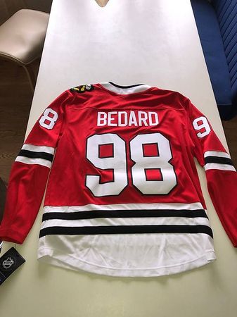 NHL Eishockey Trikot Fanatics Blackhawks Bedard Gr.M Neu
