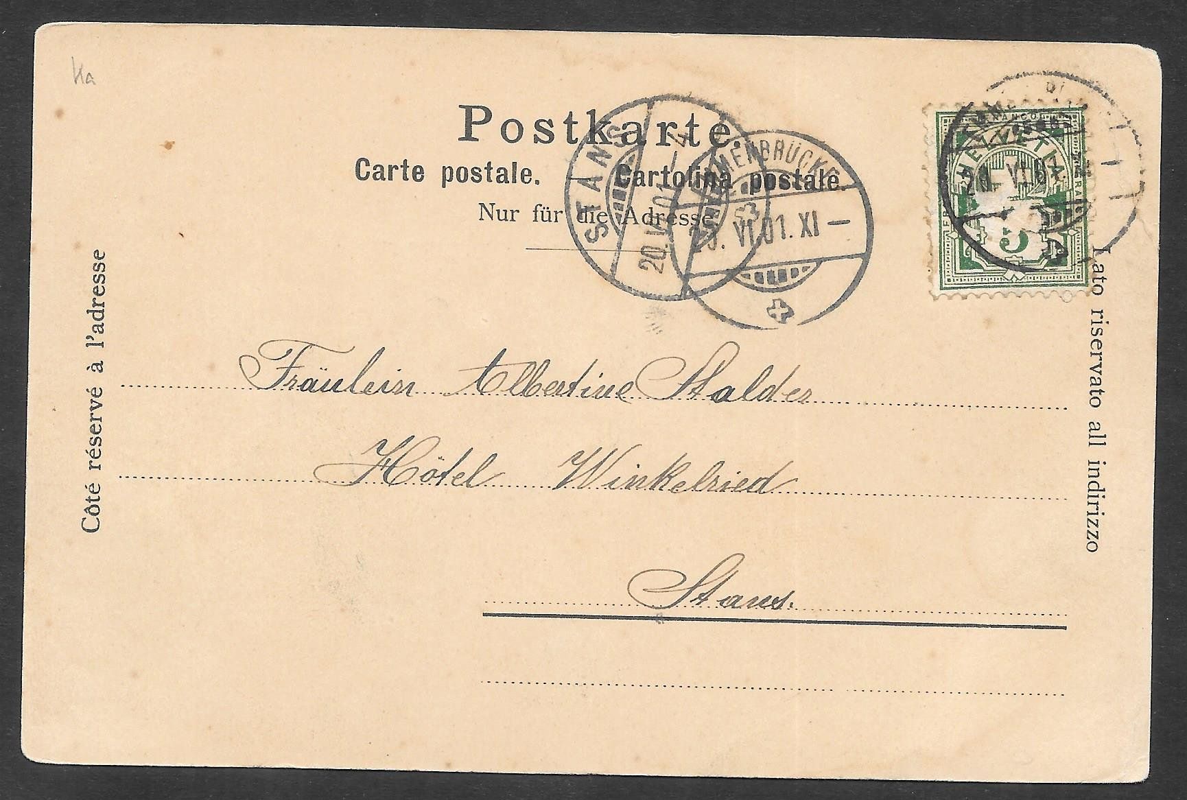 Cartoline postali: Luzern der bekannte Güggelima – Usato da Olten venduto da clotaldi 1