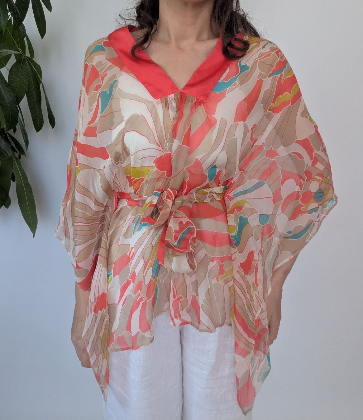 Camicette: Max&Co. Kasack Bluse bunt Seide Grösse One size  – Usato da Rorschach venduto da olg_5qq2