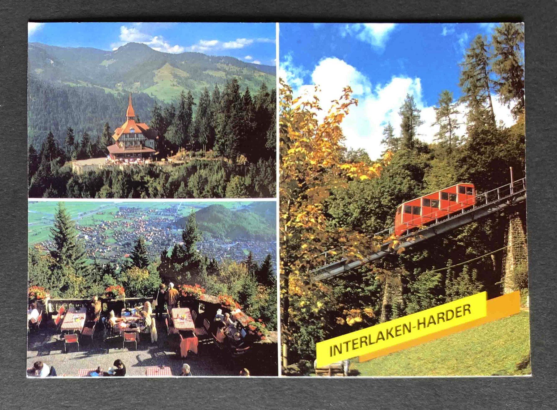 Cartoline postali: AK Interlaken Harder – Usato da Goldau venduto da artelier1