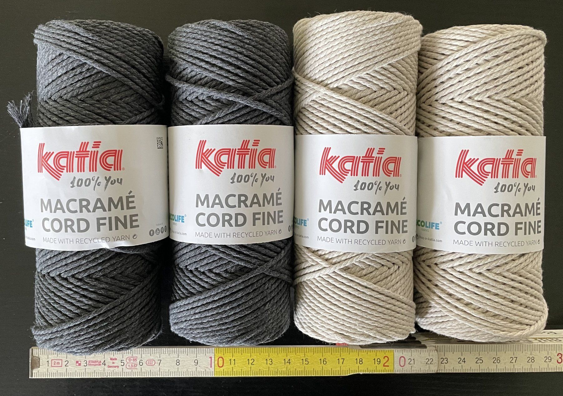 Lana: Wolle Macramé macraméwolle Basteln Stricken Hobby – Nuovo (secondo la descrizione) da Oftringen venduto da allesmeins 2