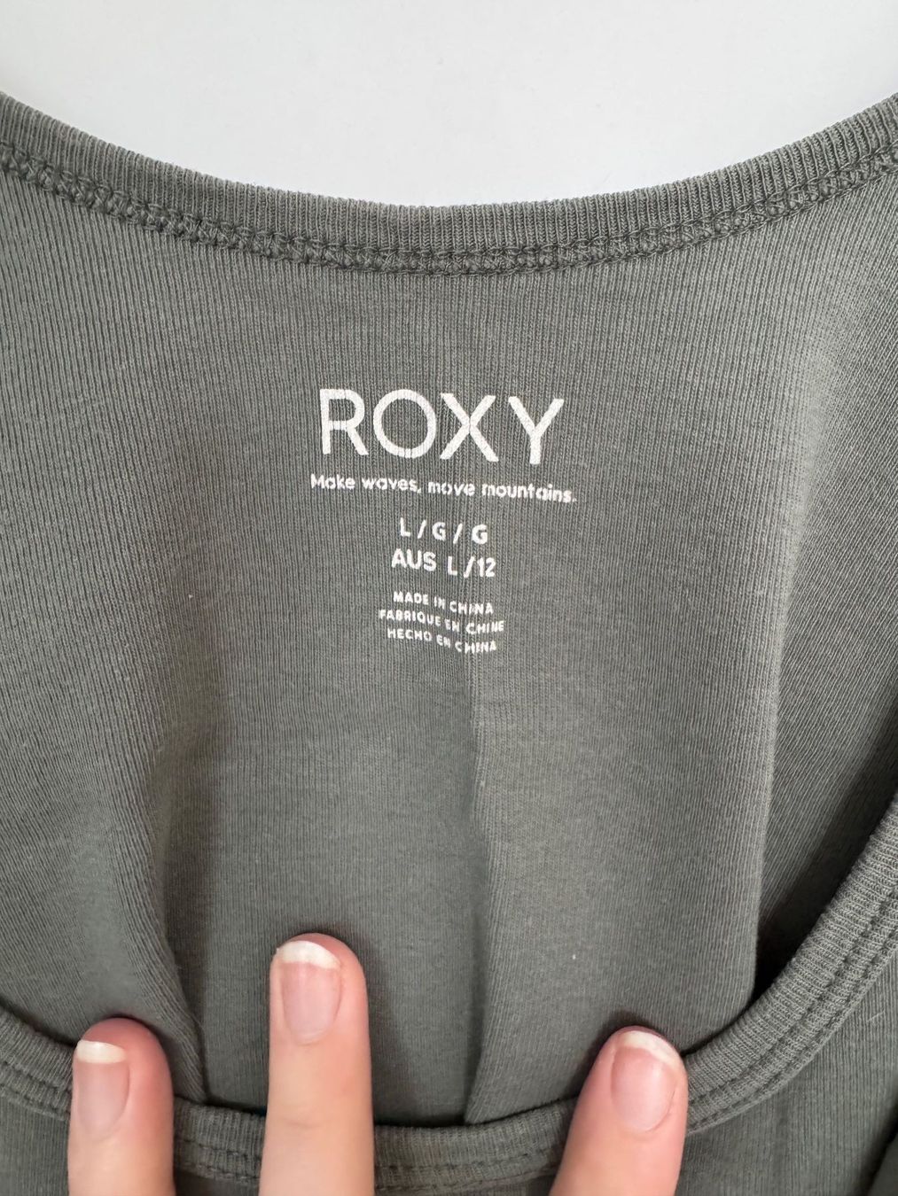 Roxy Top: Mintgrünes Roxy Tanktop – Usato da Winterthur venduto da TL123 3