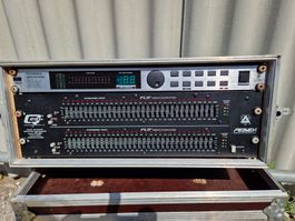 PA Flight-Case mit Effectgeräten Peavey 231 Eq+ Feedb.dest