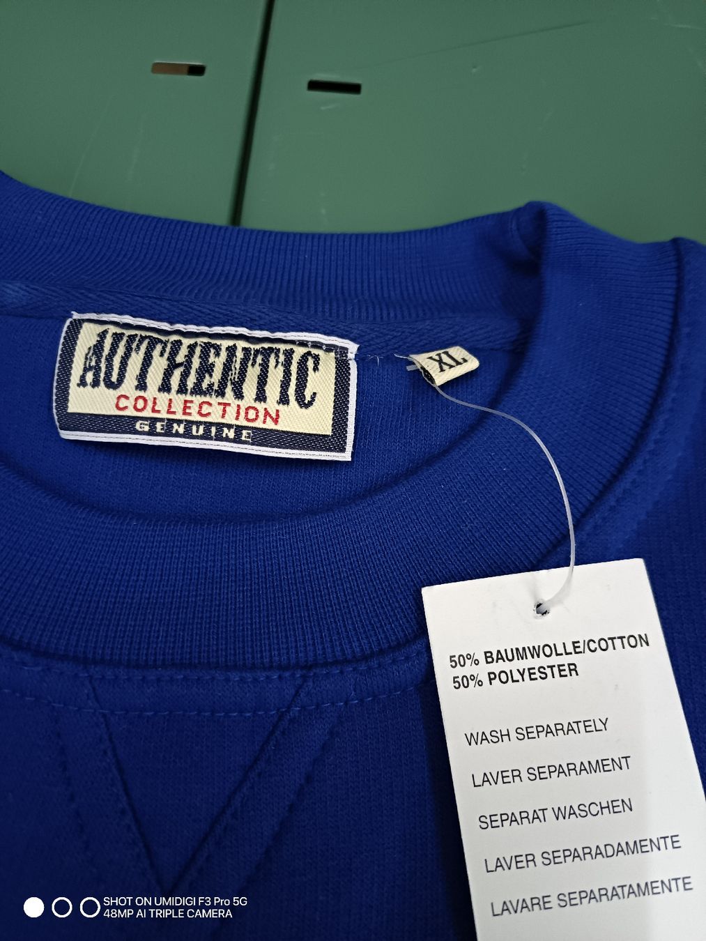 Maglioni & Felpe: Pullover Rundhals Authentic Collection blau Grösse XL neu – Nuovo e nell'imballaggio originale da Aarwangen venduto da to-hirschi 5
