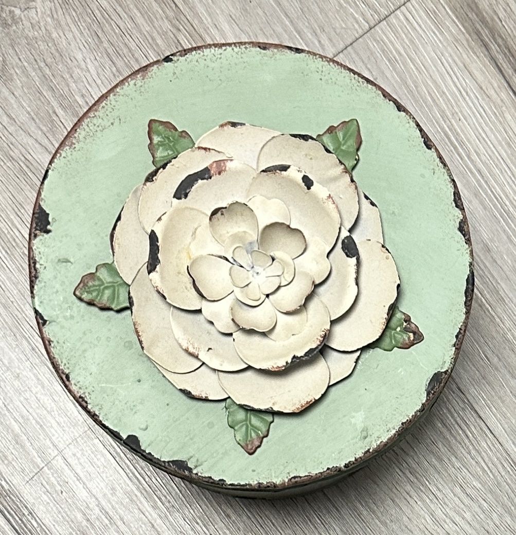 Tutte le decorazioni: Vintage Dose mit Rose - Blechdose Shabby Chic Stil – Usato da Rickenbach b. Wil venduto da sunneschii_ 6