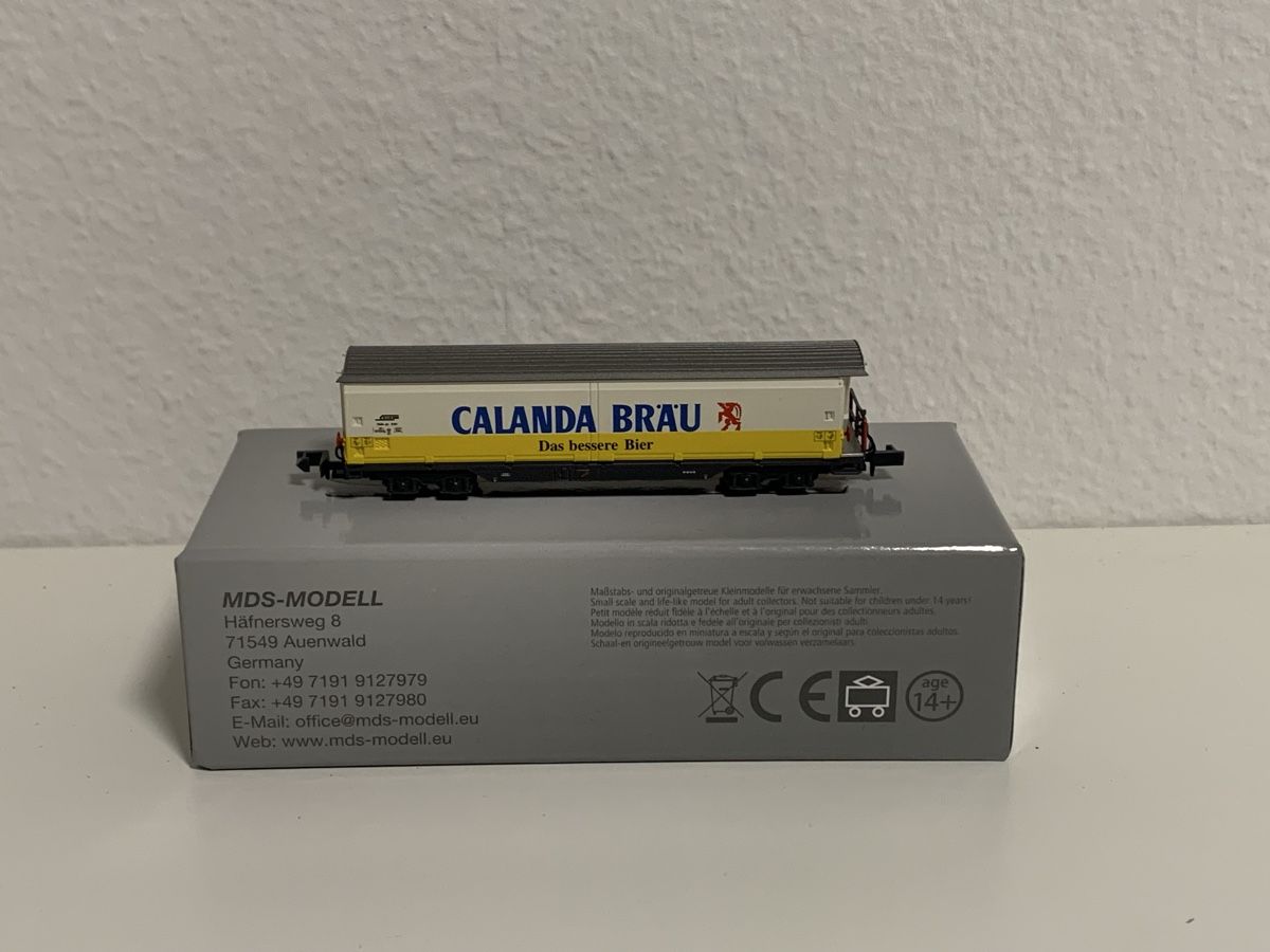 Modellini di ferrovie: N RhB Schiebewandwagen "Calanda" – Nuovo (secondo la descrizione) da Neuenegg venduto da Mazdanier