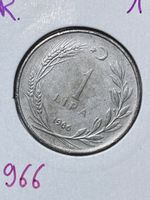 Turquie - 1 lire - 1966