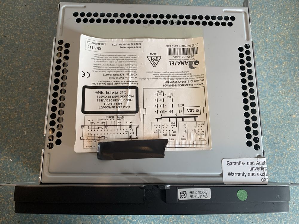 VW Autoradio Navigationssystem RNS 315 (Gebraucht) in Fehraltorf für ...