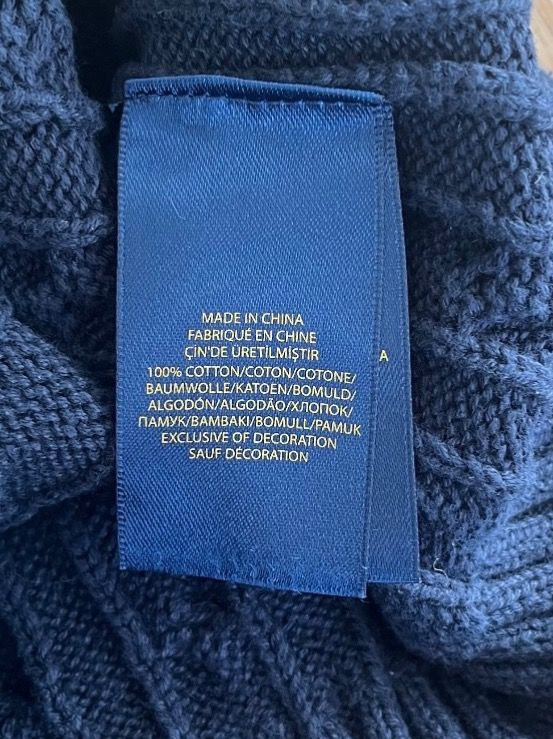 Ralph Lauren Camicie, T-shirt & Polo: RALPH LAUREN SUPER JOLI SWEATER VESTE/ PULL T 5ans – Usato da Puplinge venduto da Amazekids 3