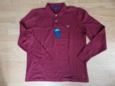 Gant Langarm Polo Shirt Gr. XL