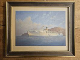 Maritimes Kunstdruck – Kreuzfahrtschiff – Stephen Card 1995