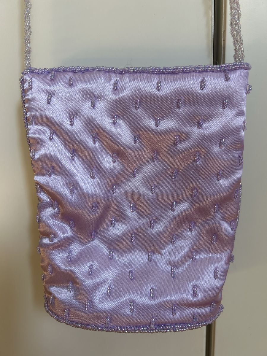 Taschen für Damen: Lilac Beaded Evening Bag with shoulder strap – Neu (gemäss Beschreibung) aus Zürich von Sophie0569 1
