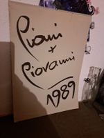 Original Kunstkalender Giani Castiglioni + Giovanni, 1989