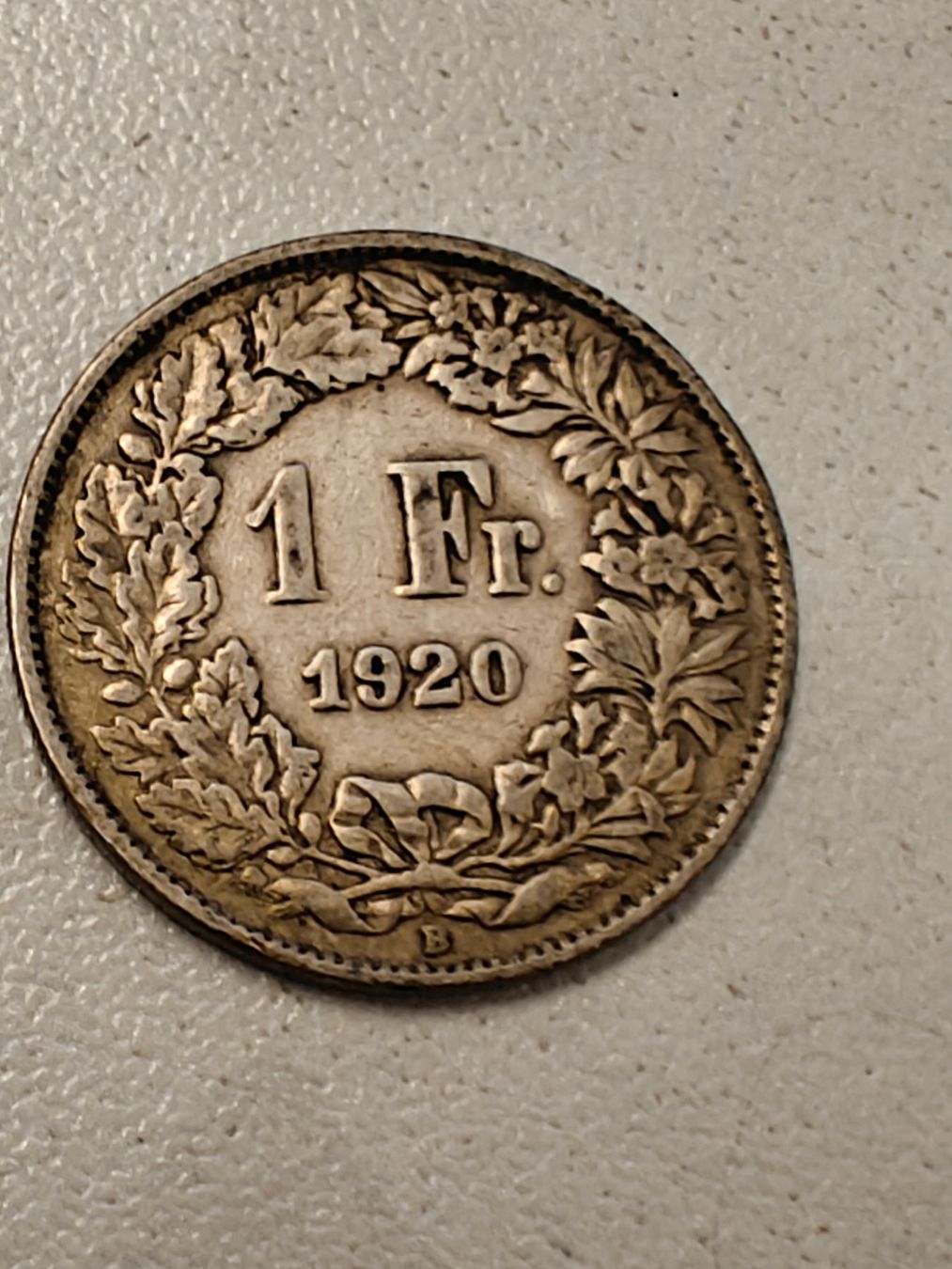 Tutti le monete: Schweizer 1 Franken 1920 Silber gebraucht – Usato da Bad Zurzach venduto da Agia