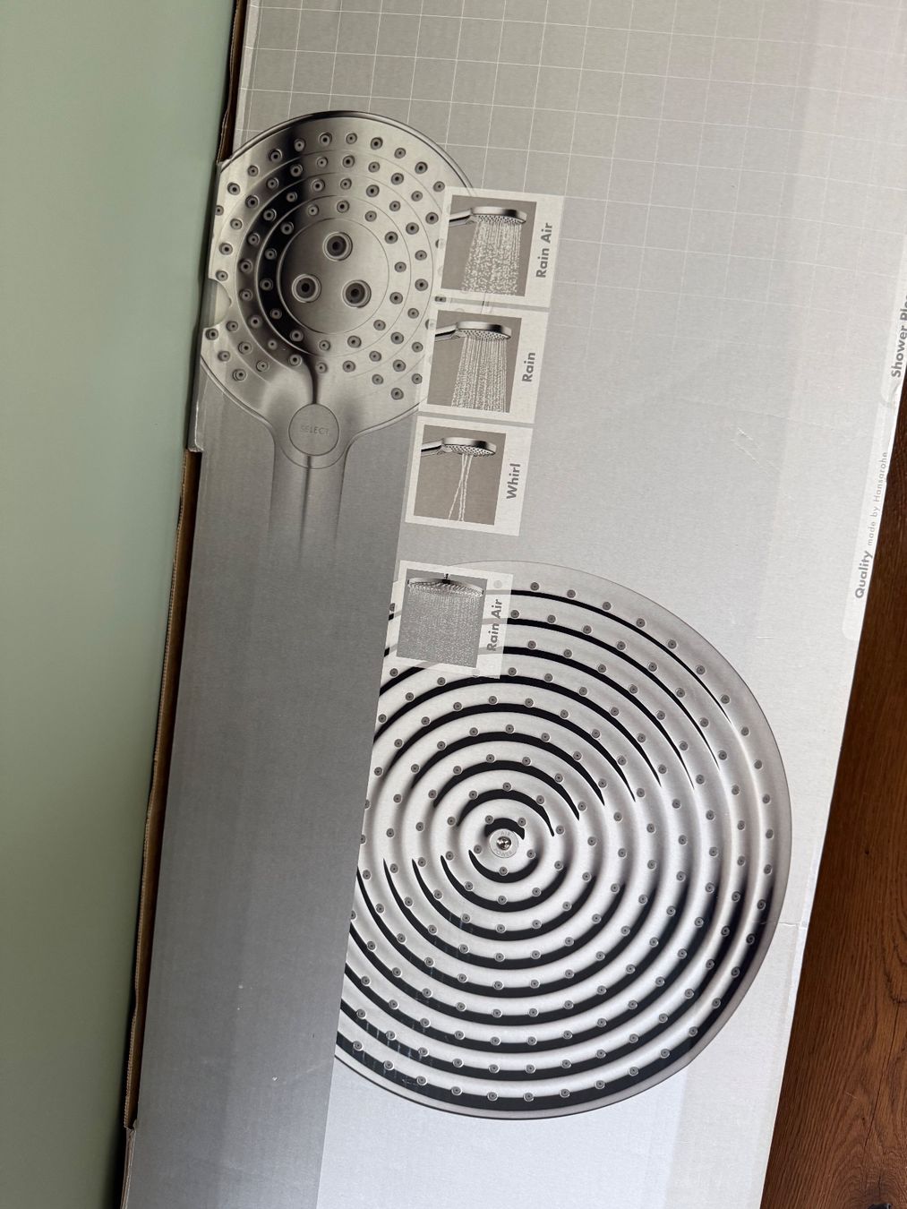 Hansgrohe Pommeaux de douche: Duschsystem Hansgrohe Raindance Select 300 neu – Neuf (Voir description) à Dietschwil par adr_gs9w 7