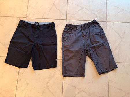 2 Shorts, kurze Sommerhosen von H&M G/ C&A Grösse 164