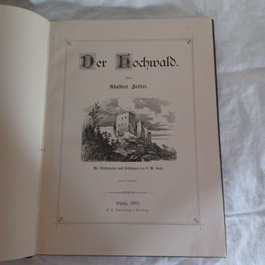 Livres: Buch derHochwald Leibzig1882 – D'occasion à Abtwil SG par luupsy 1