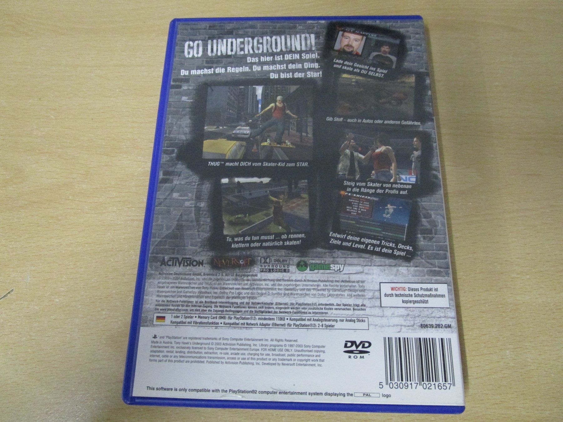 Sony Giochi: Tony Hawks Underground Sony Playstation 2 PS2 – Usato da Goldau venduto da agestuffer 1