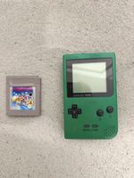 Nintendo Game Boy Pocket grün mit Super Mario Land Spiel