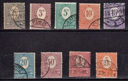 Oberschlesien, Mi 1-9 ⊙, KW € 45.00
