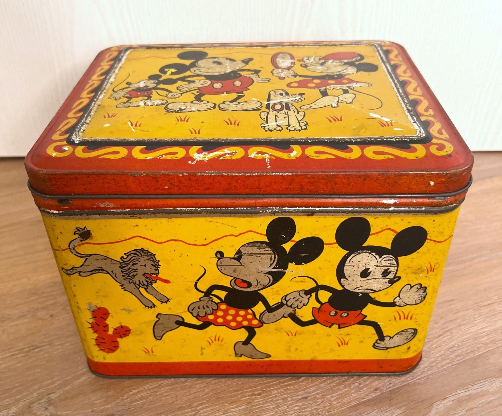 Dosen: Blechdose Disch Othmarsingen selten, Micky Mickey-Mouse 30er – Gebraucht aus Rothrist von Brandystar