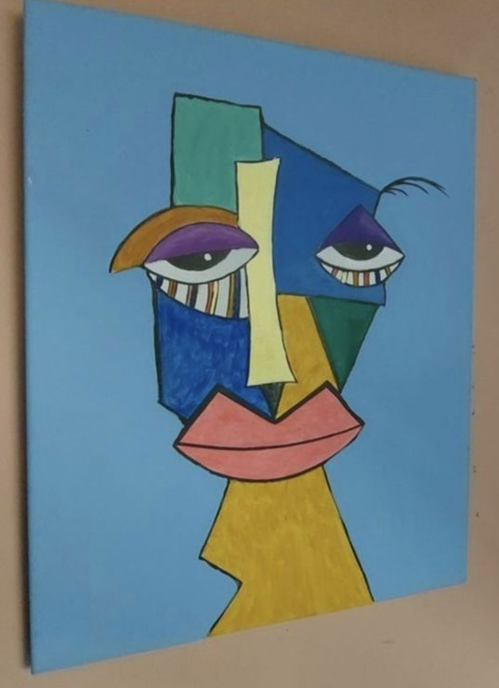Dipinti: Gemälde " Der innere Blick" handmade 40×50 – Nuovo (secondo la descrizione) da Riehen venduto da Steinbock1970 1