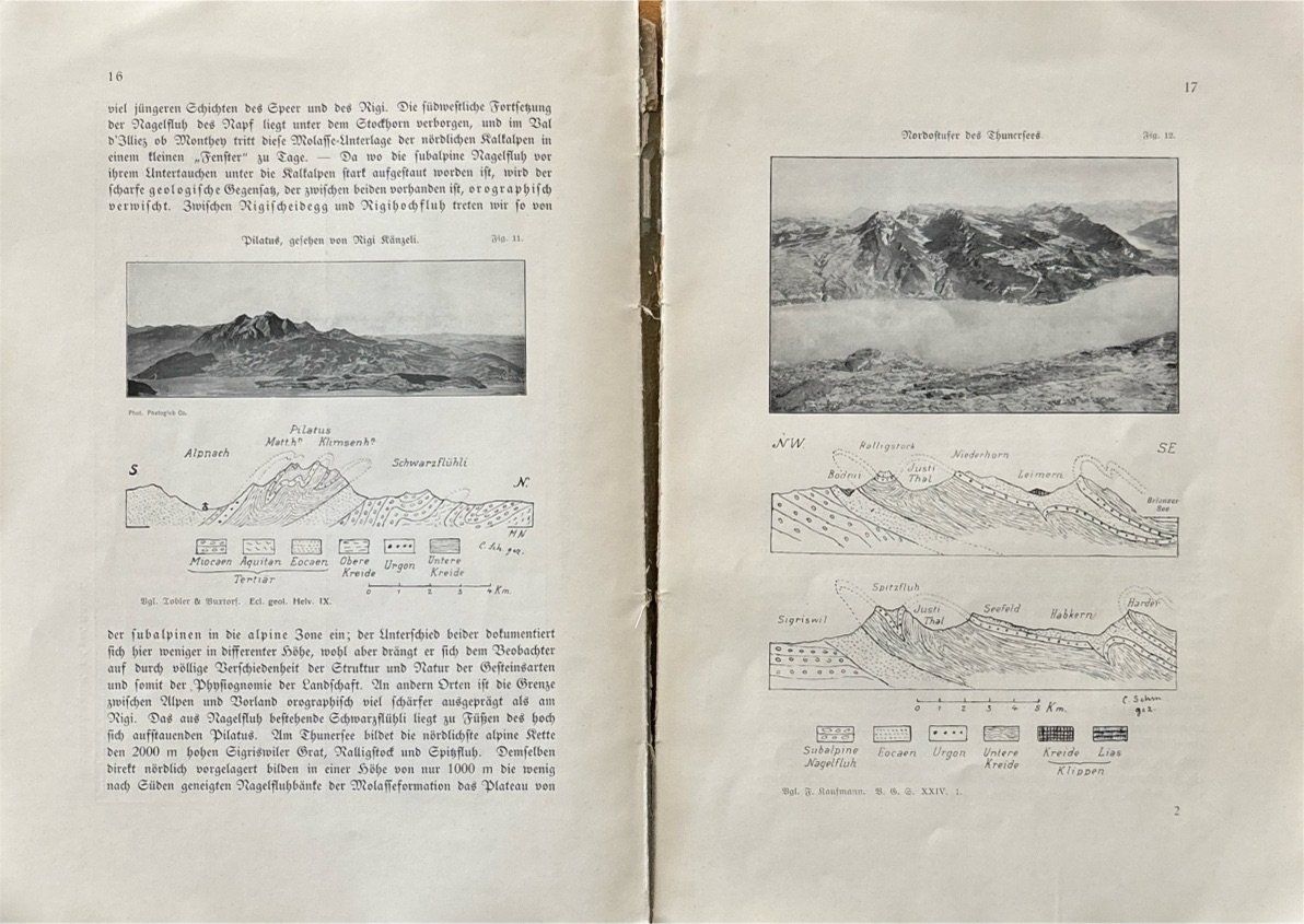 Libri: Schmidt Carl, Bild und Bau der Schweizeralpen – Usato da Sarnen venduto da Livres 3