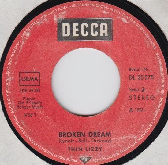 Schallplatten: THIN LIZZY  Randolph's Tango 7" Single Deuschland 1973 – Gebraucht aus Thun von Pemoya 2