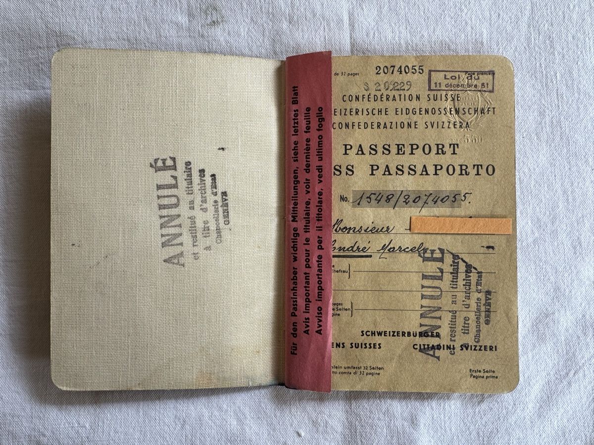 Dokumente: Passport Suisse Schweizer Pass – Gebraucht aus GRAND - LANCY von petitpain67 1