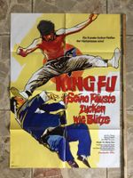 altes originales Kino Film Plakat Poster KUNG FU 1973 KULT
