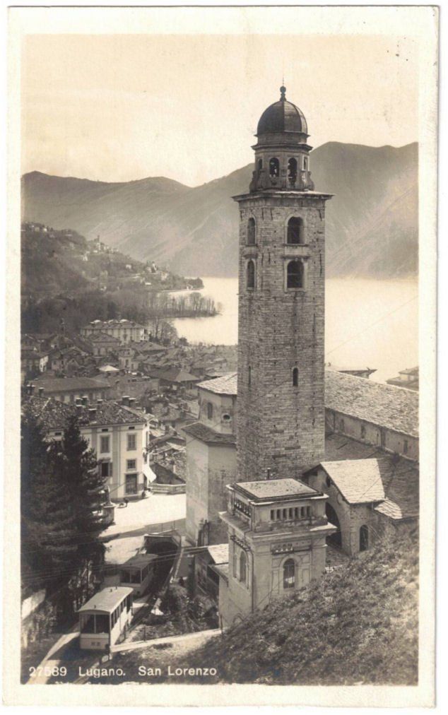 Cartoline postali: Lugano - Standseilbahn Stazione – Usato da Binningen venduto da Mountainrider