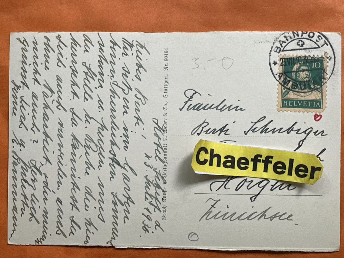 Cartoline postali: Alte Ansichtskarte Schloss Salenstein 1930 – Usato da Zürich venduto da Chaeffeler 1