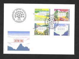 FDC ATM Serie 11-14 Jahreszeiten ET 14.5.1996