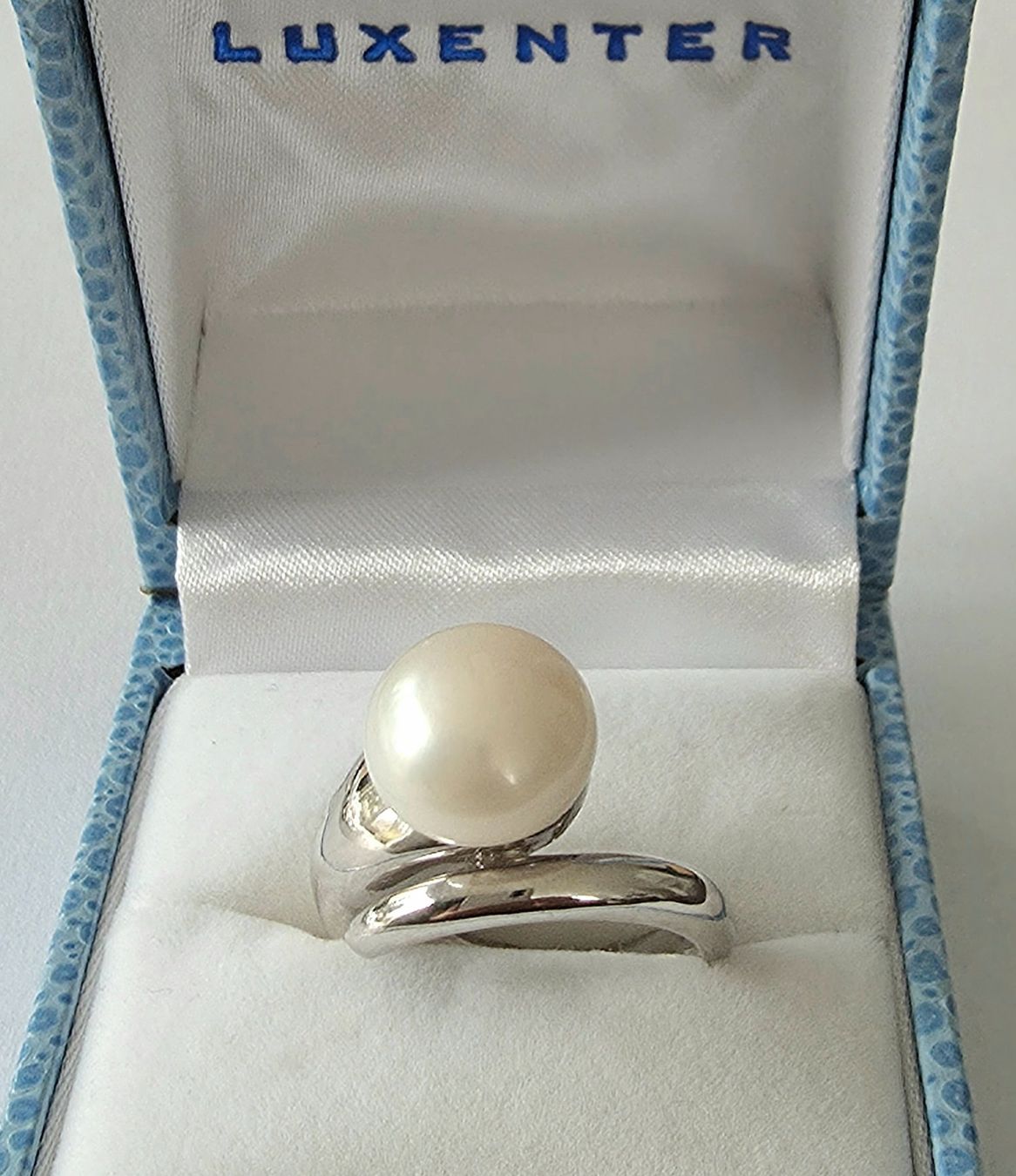 Anelli: Silberring 925 mit Echt Perlen, modern & elegant - Neu – Nuovo e nell'imballaggio originale da Uetikon am See venduto da Coralreef 1