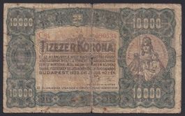 Ungarn 10'000 Korona 1923