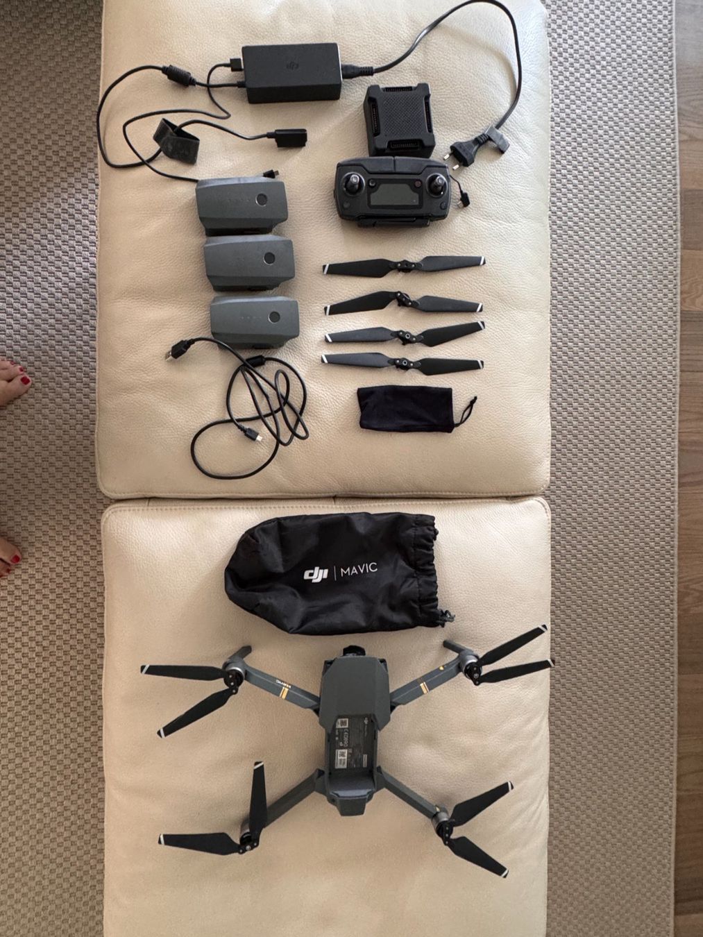 DJI RC Modellbau: DJI Mavic Pro Fly More Bundle - kaum genutzt – Gebraucht aus Zürich von Houlle 4